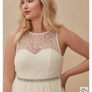 Elastic Rhinestone Belt